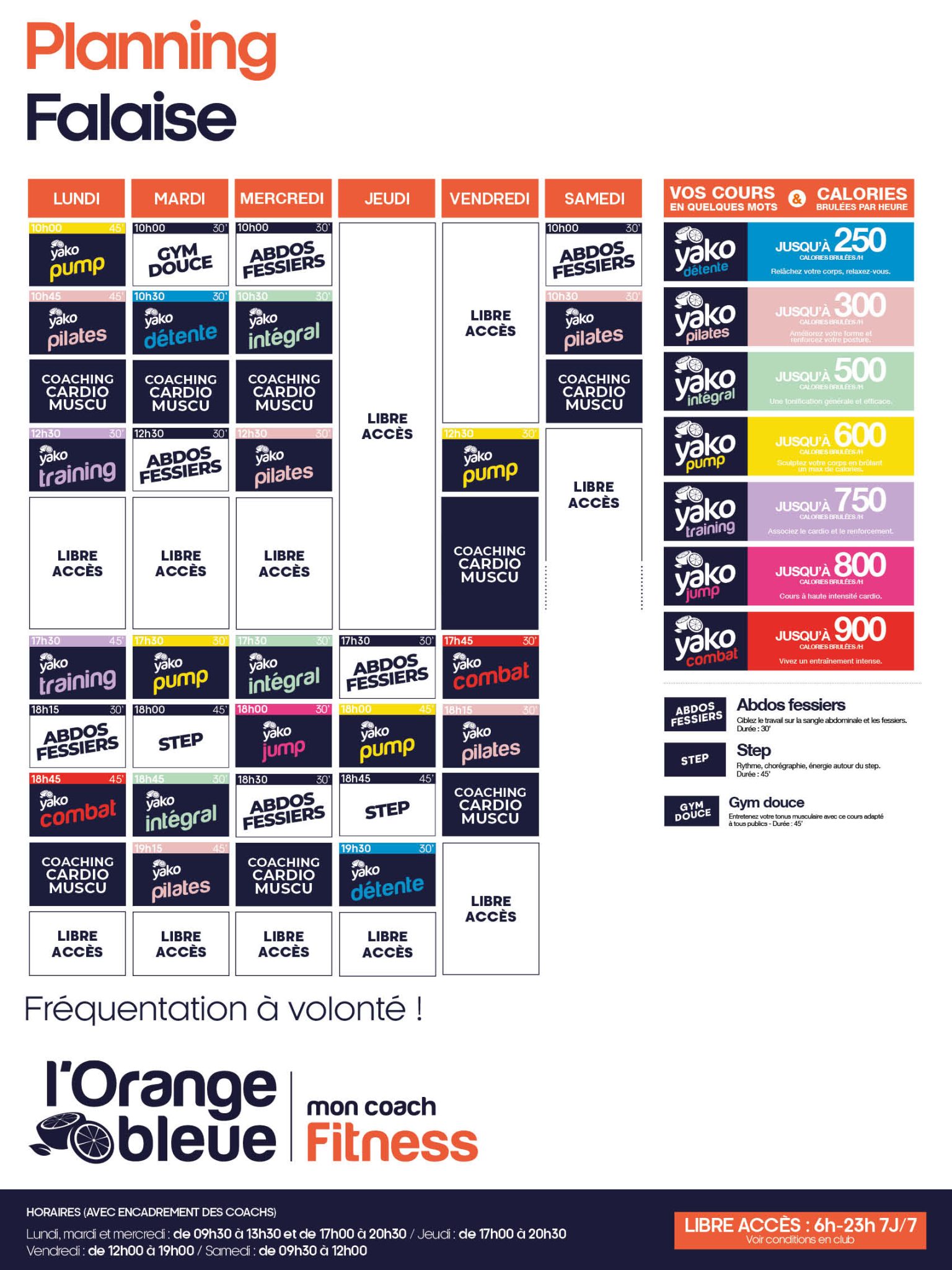 105 planning salle de sport falaise