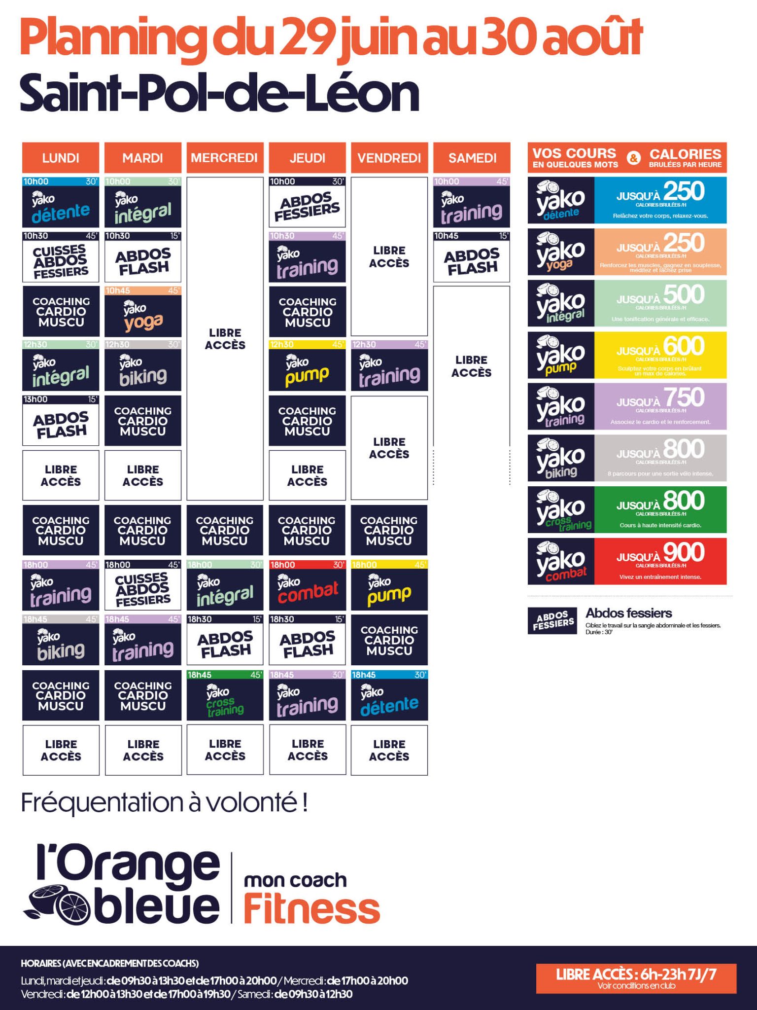 252 planning salle de sport saint pol de leon