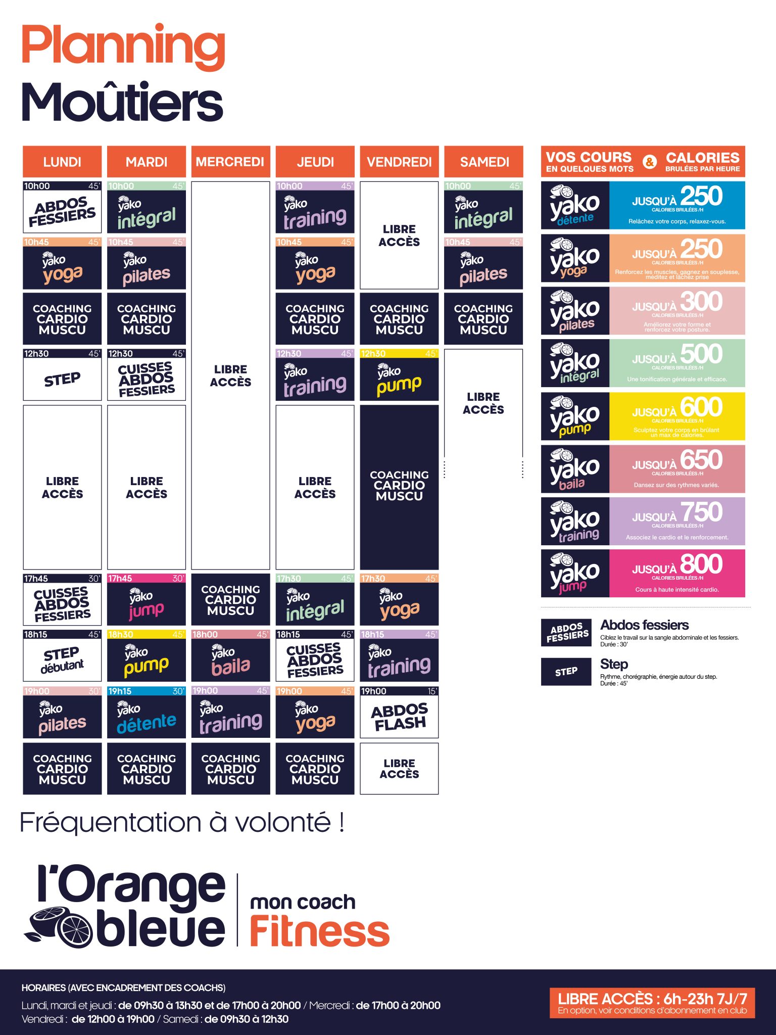 343 planning salle de sport moutiers