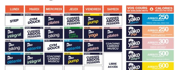 392 planning salle de sport pouzauges