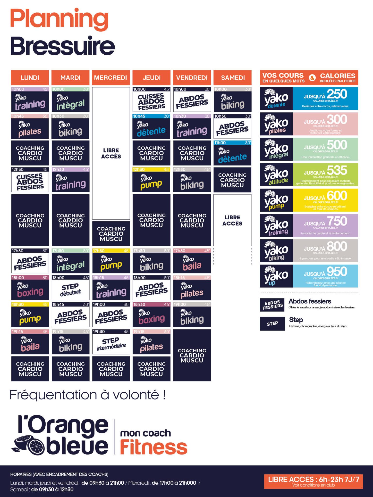 473 planning salle de sport bressuire