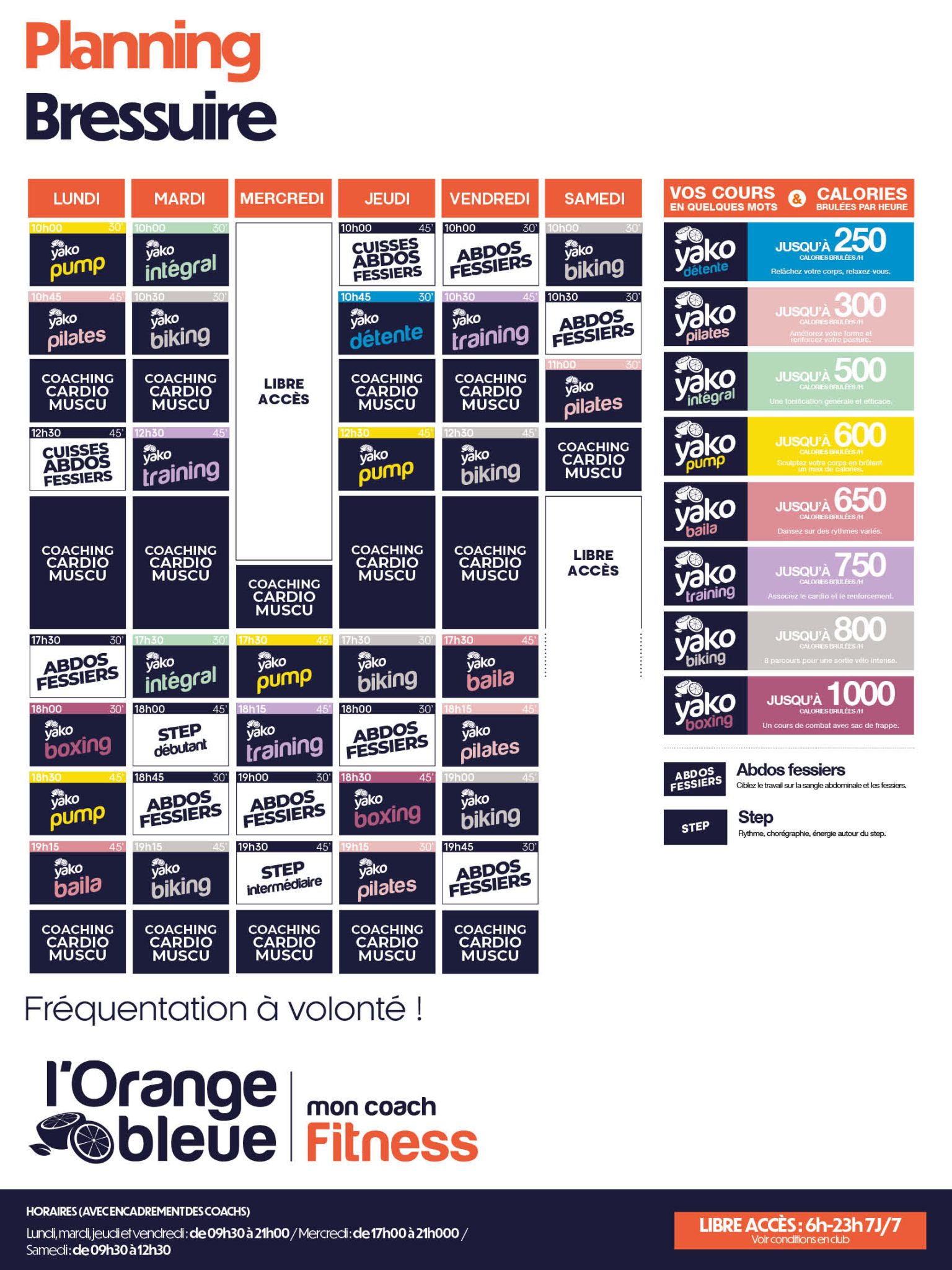 473 planning salle de sport bressuire