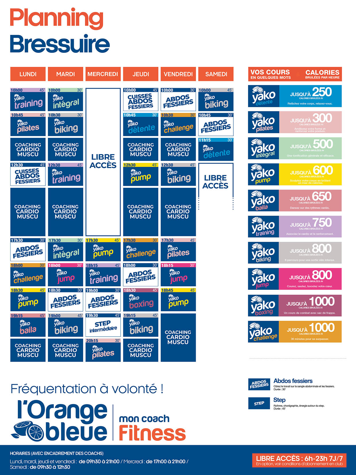 473 planning salle de sport bressuire