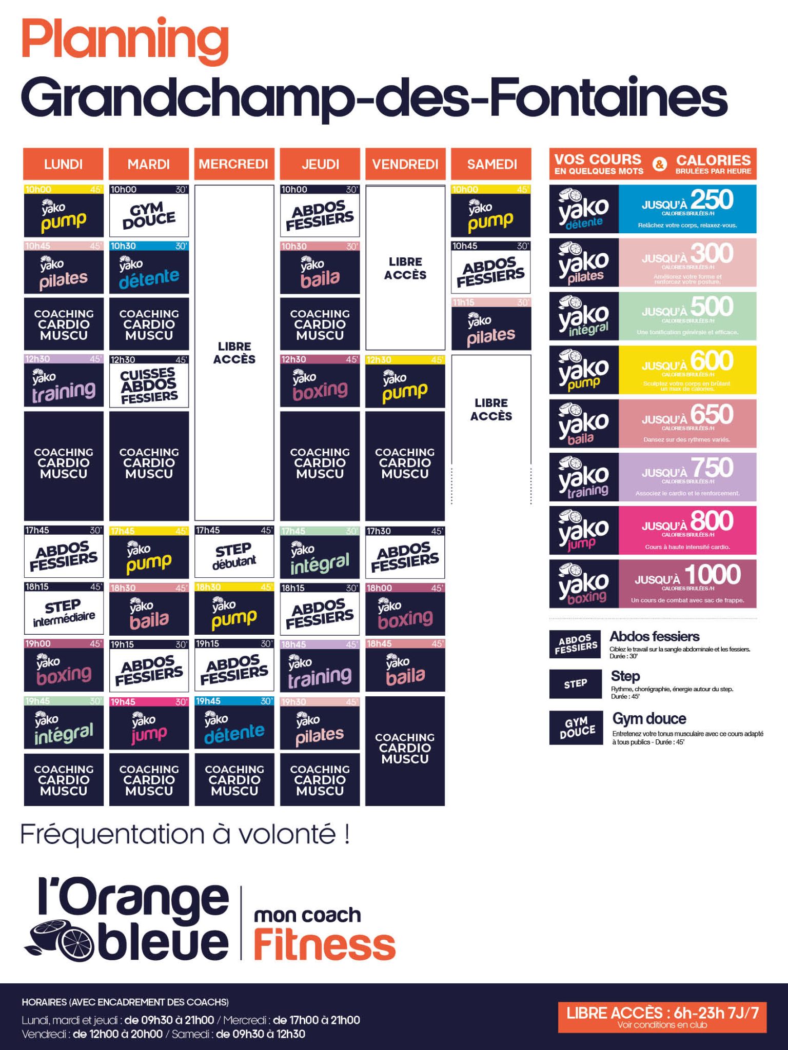 485 planning salle de sport grandchamps des fontaines
