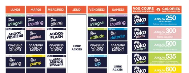 54 planning salle de sport carentan