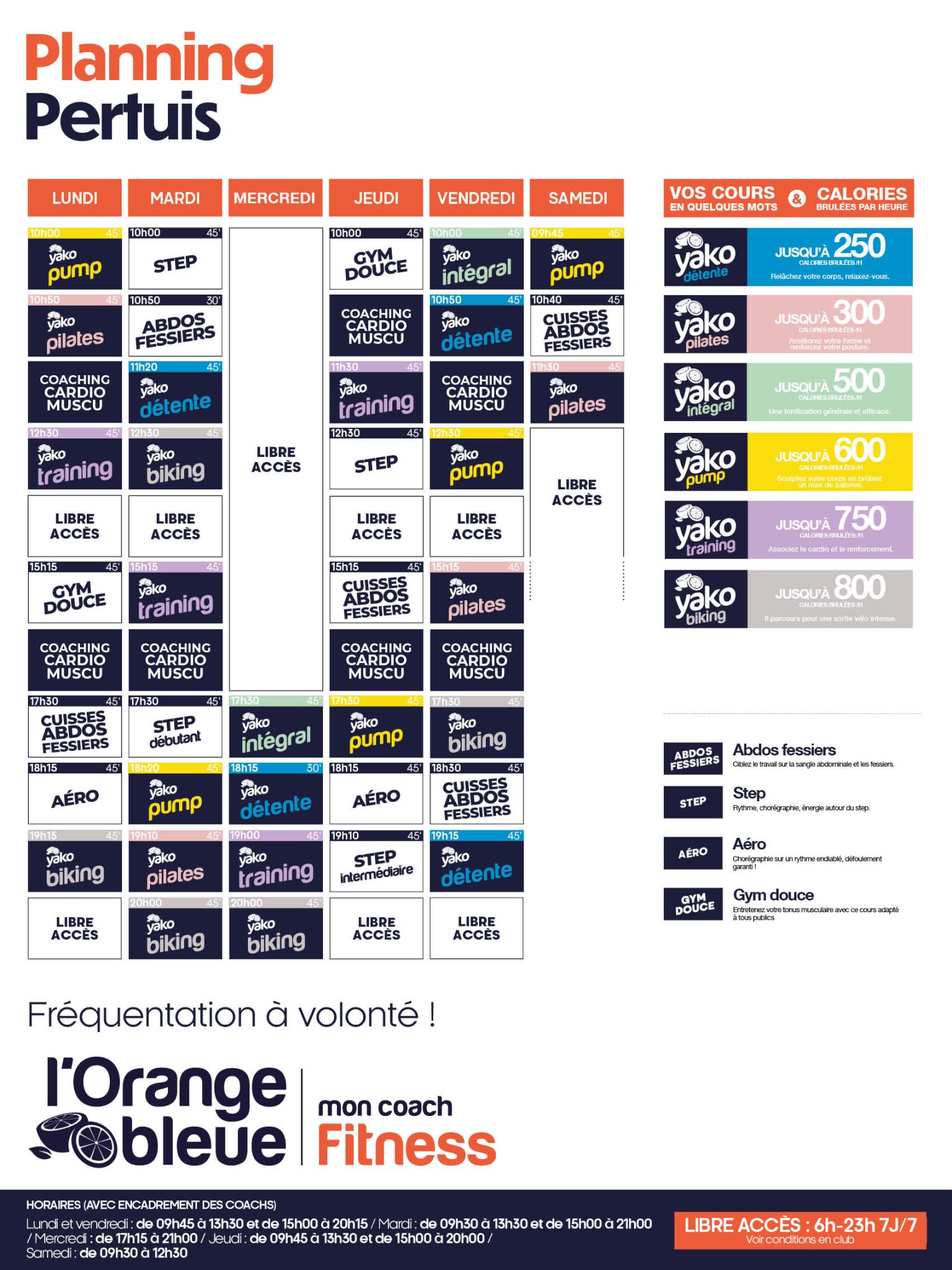 630 planning salle de sport pertuis