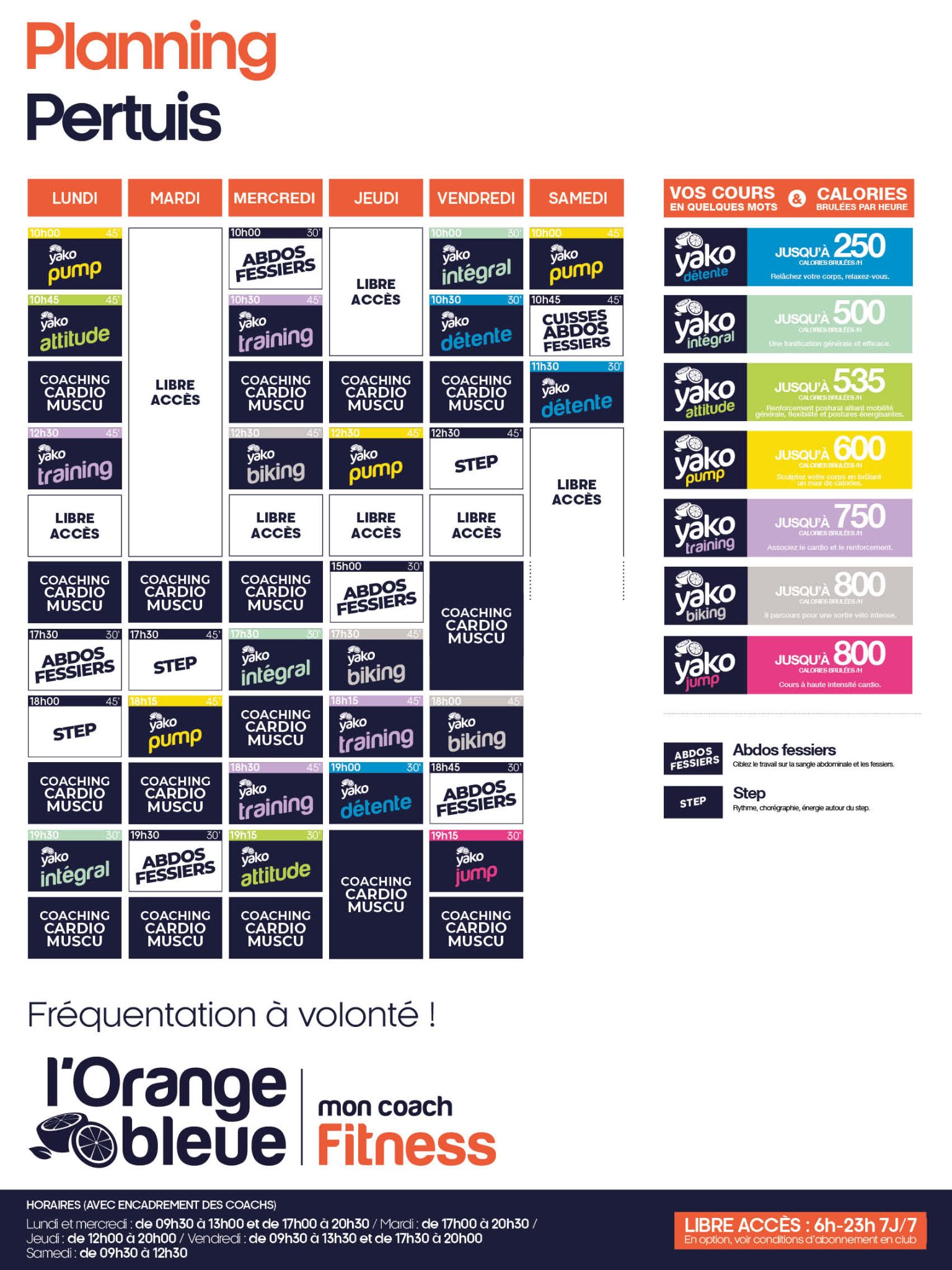 630 planning salle de sport pertuis