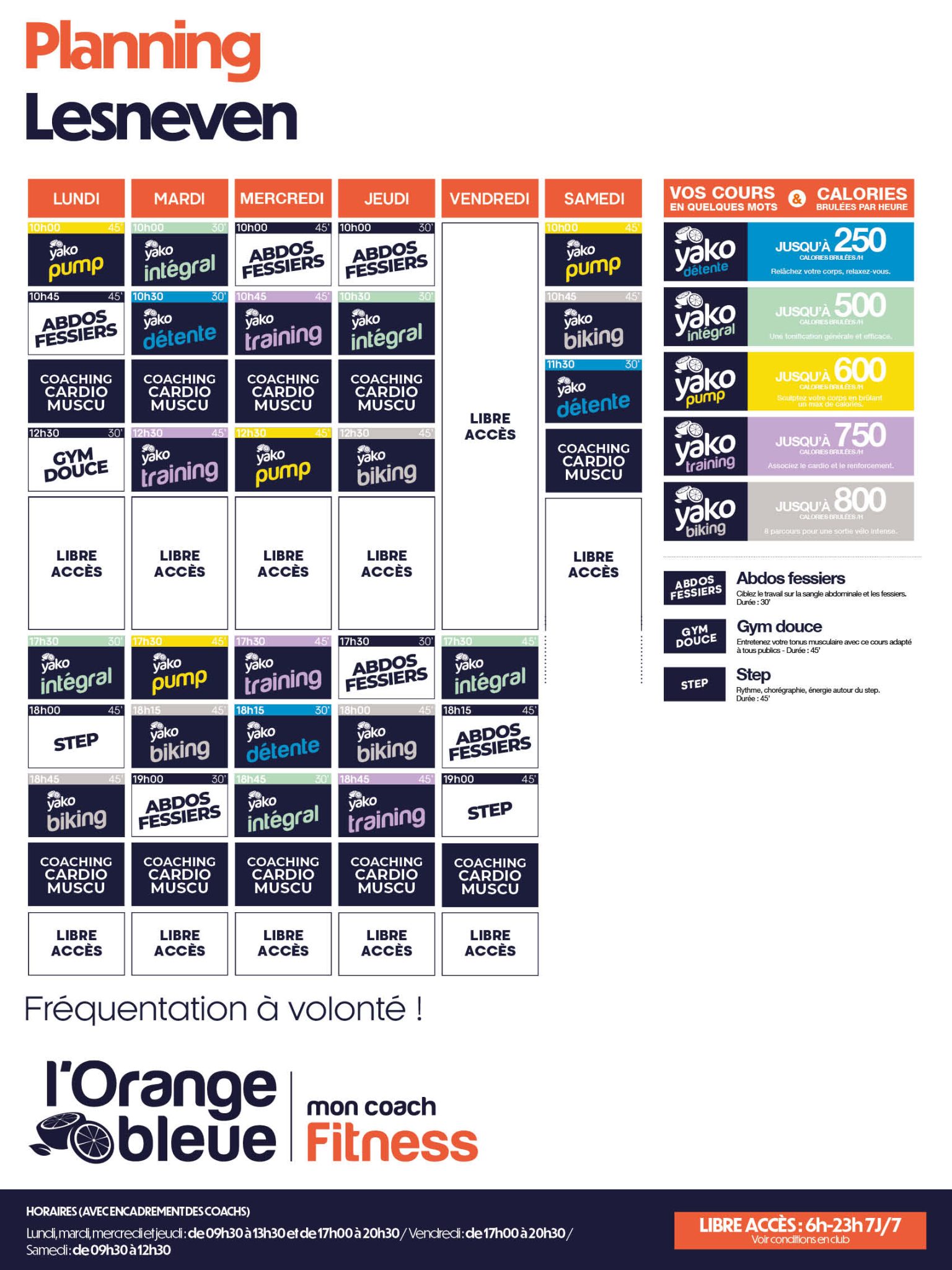 830 planning salle de sport lesneven