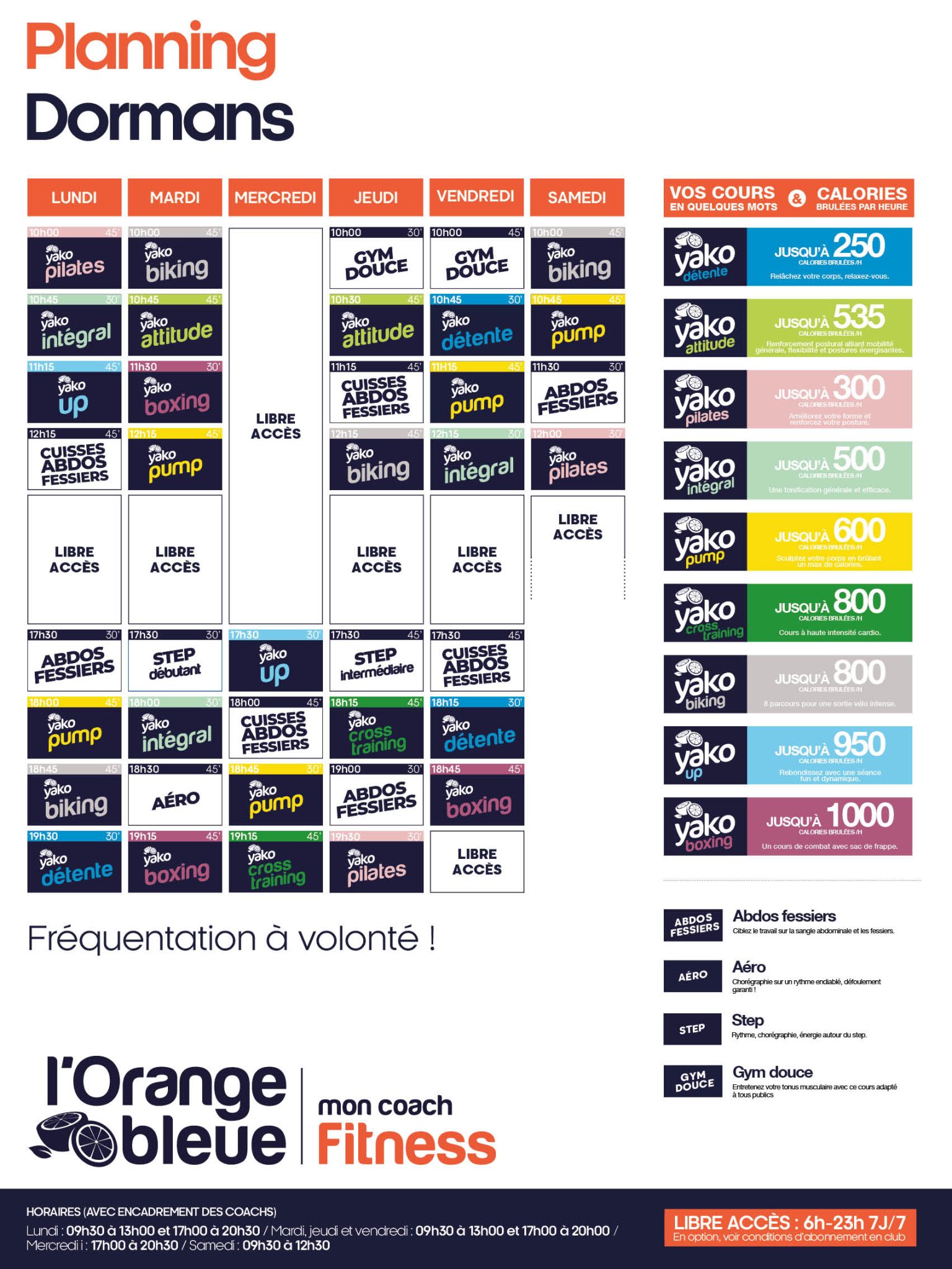 95 planning salle de sport dormans