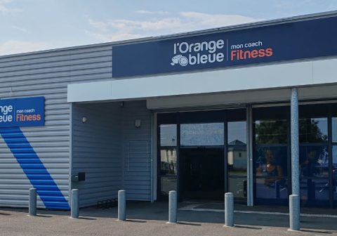 facade salle de sport lorange bleue ouistreham