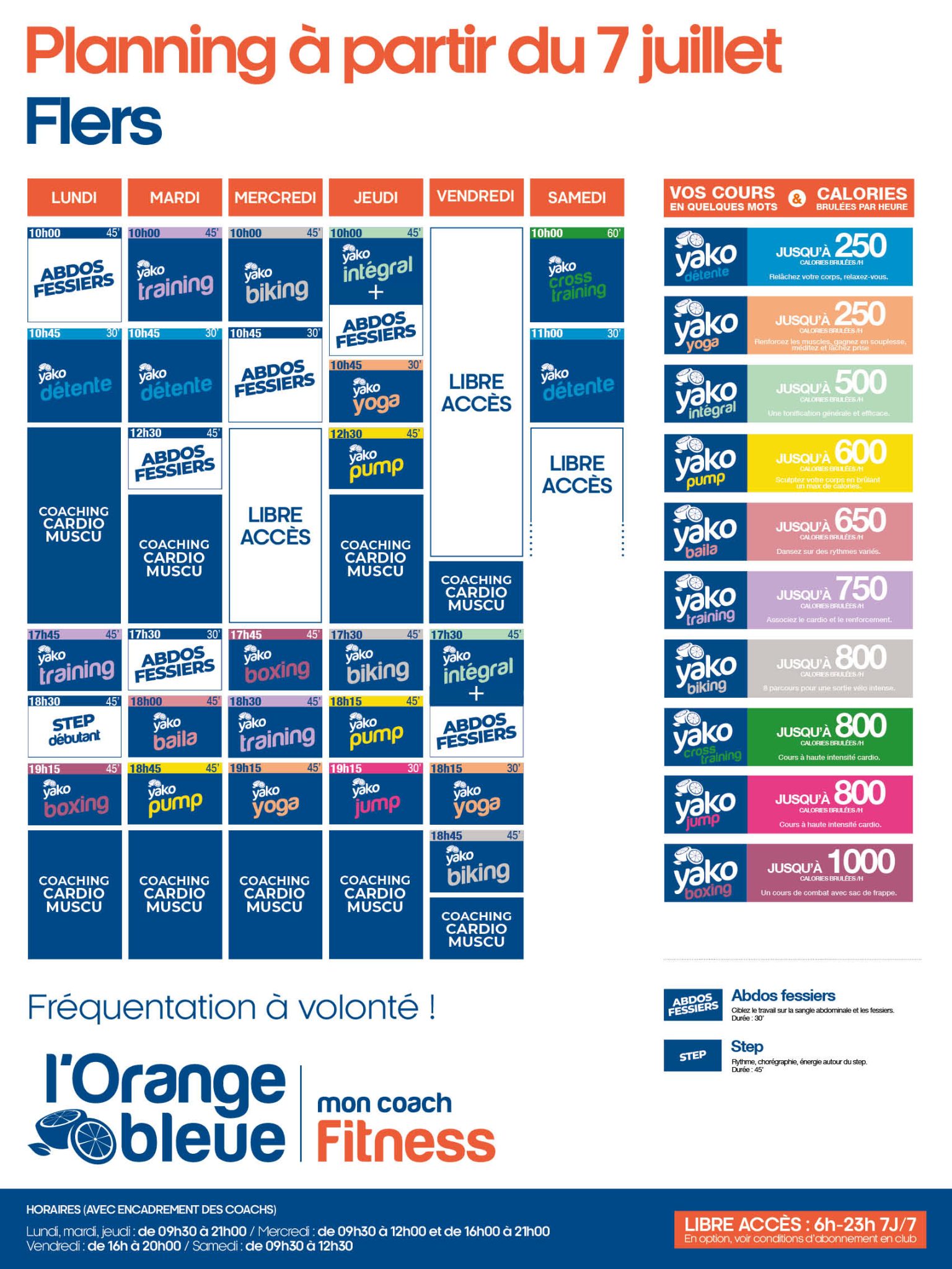 107 planning salle de sport fitness flers 2025