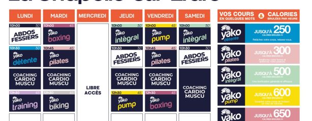 129 planning salle de sport la chapelle sur erdre