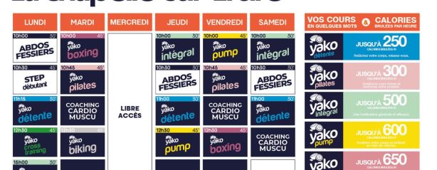 129 planning salle de sport la chapelle sur erdre