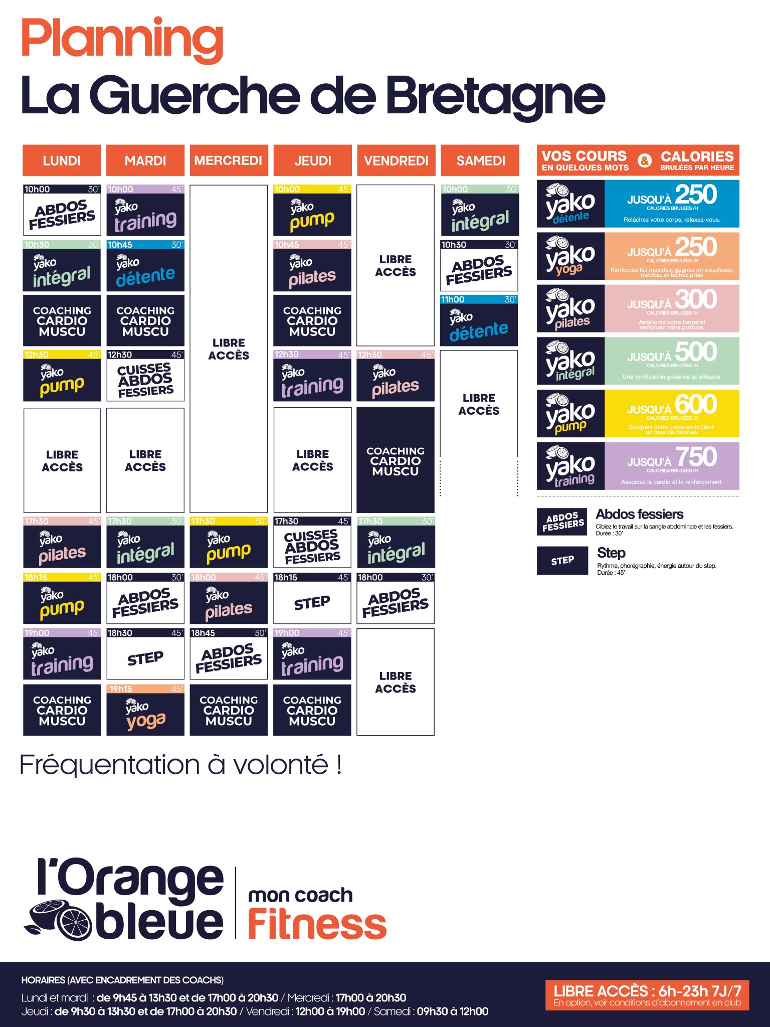 132 planning salle de sport la guerche de bretagne
