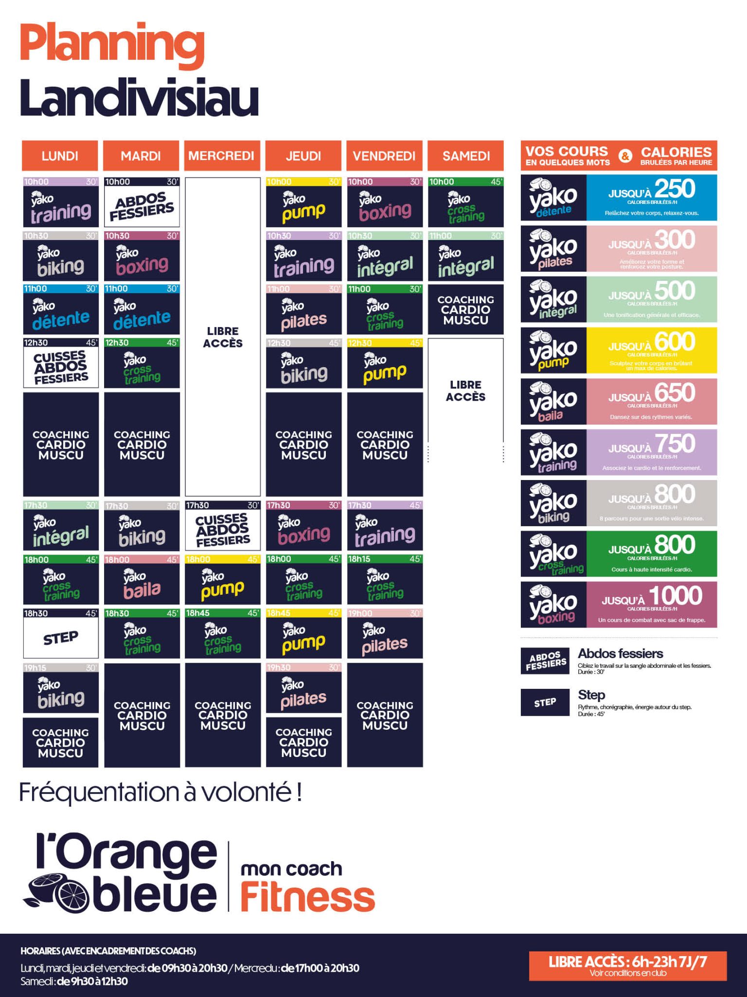 137 planning salle de sport landivisiau