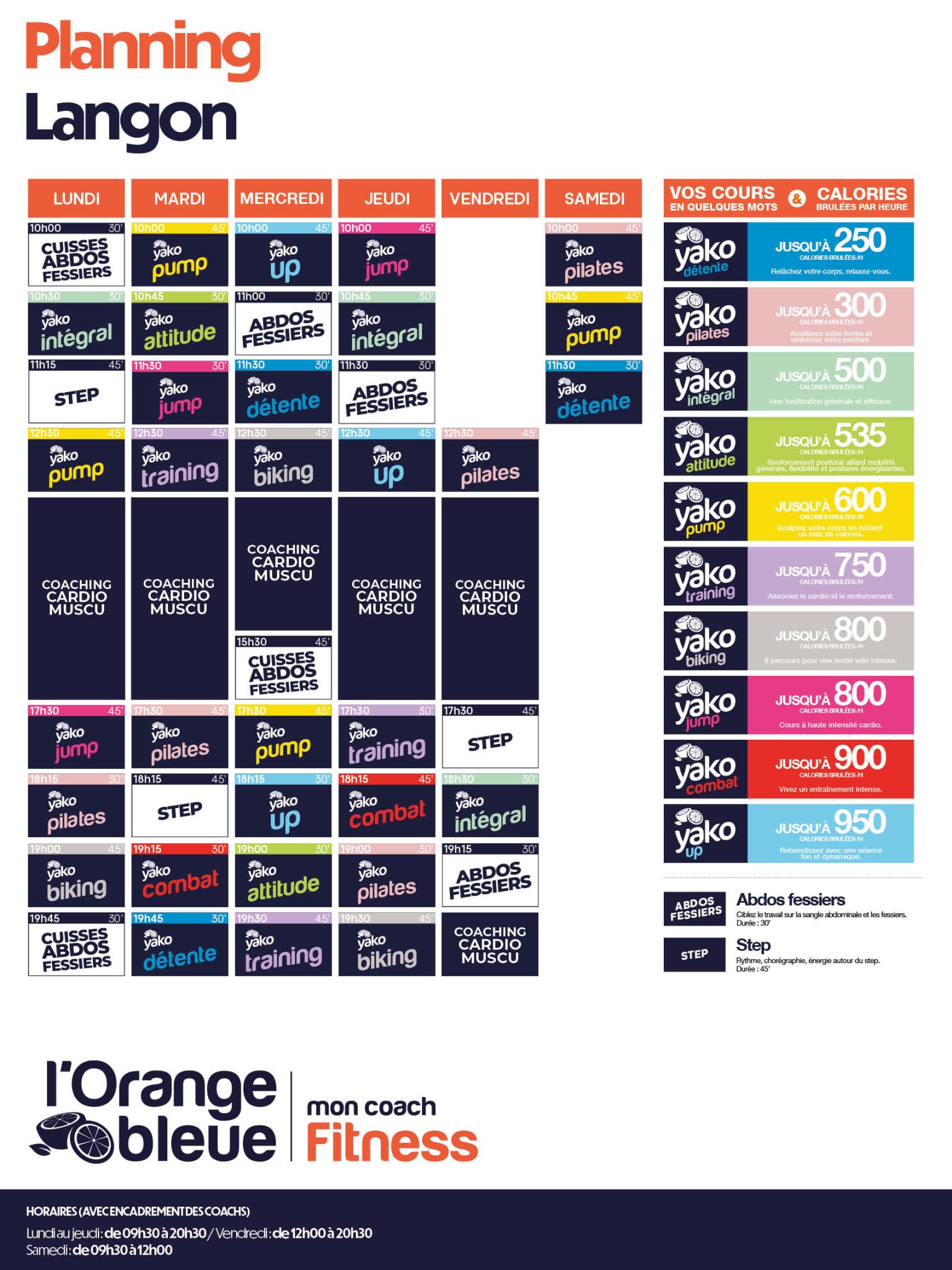 139 planning salle de sport langon