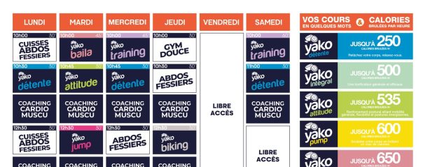 150 planning salle de sport le mans sud antares