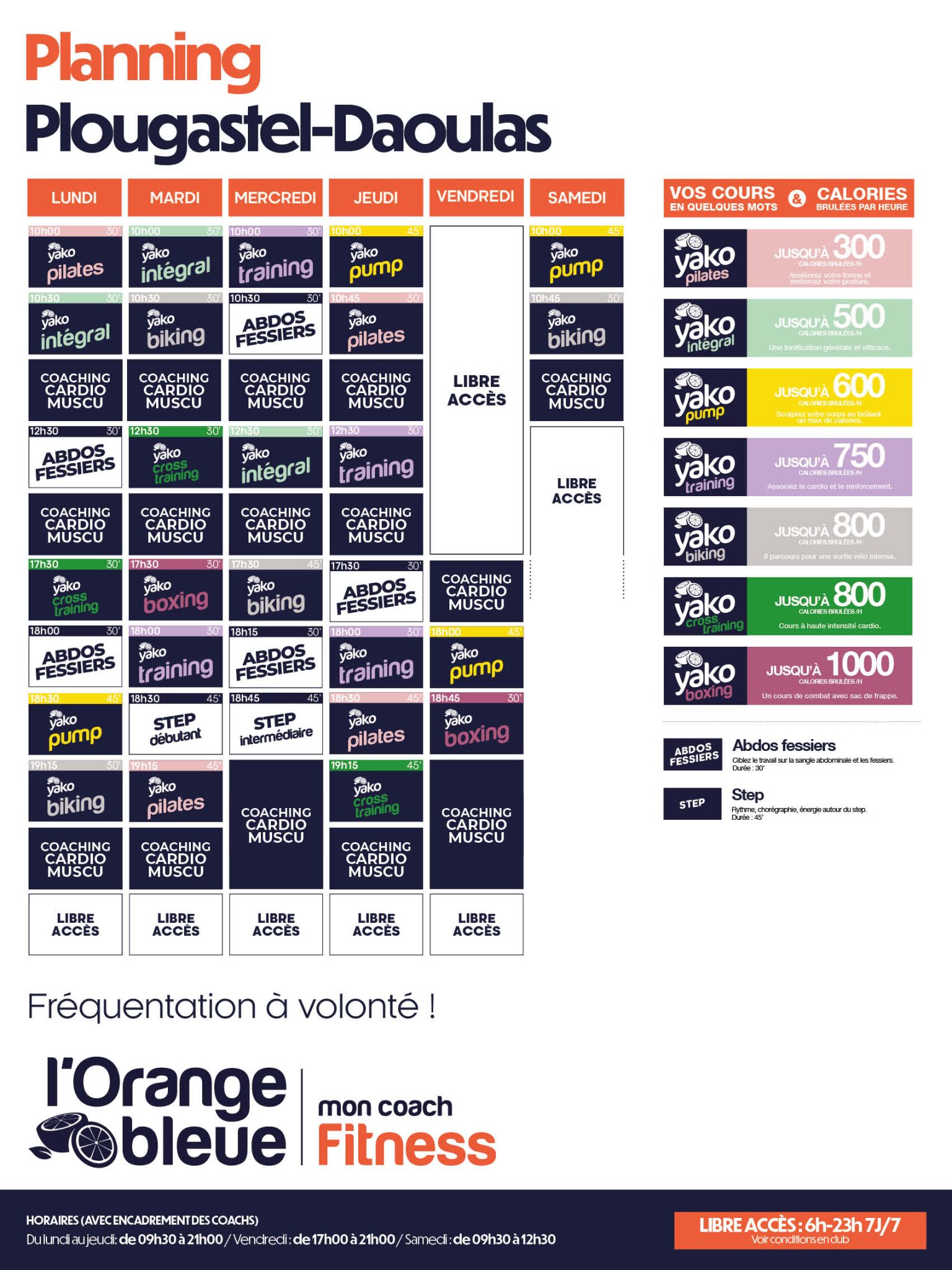 207 planning salle de sport plougastel