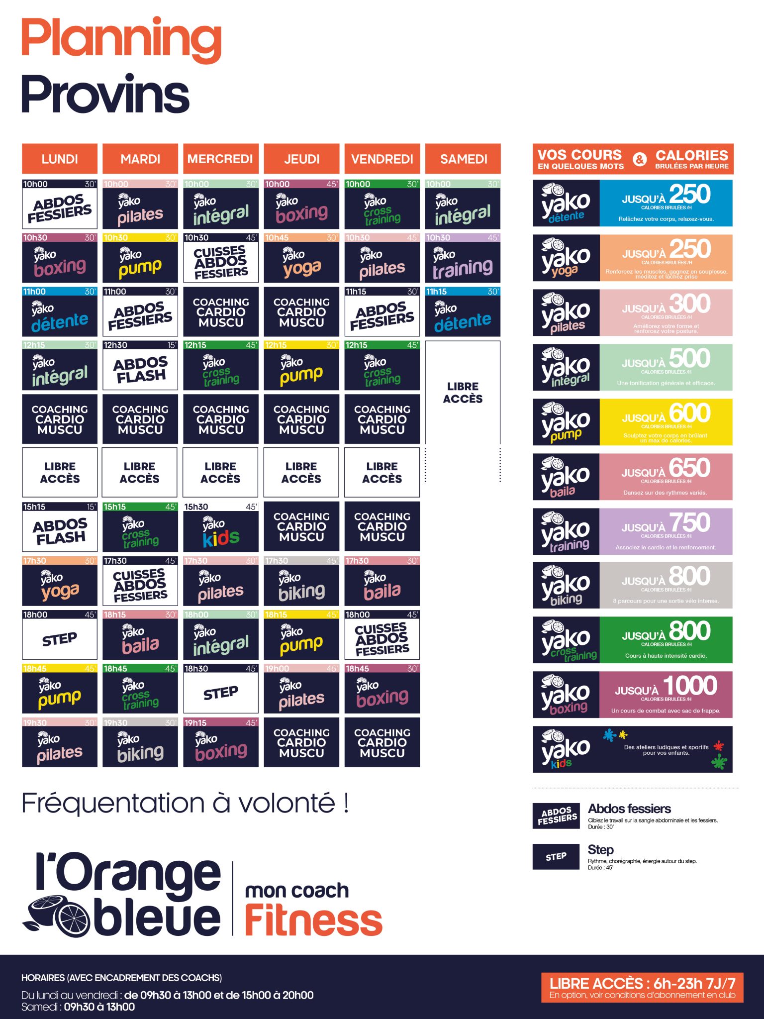 210 planning salle de sport provins