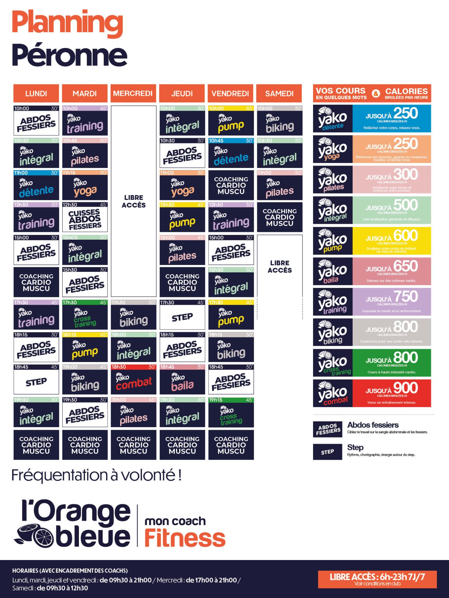 215 planning salle de sport peronne