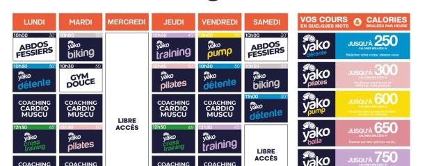 237 planning salle de sport saint brice en cogles