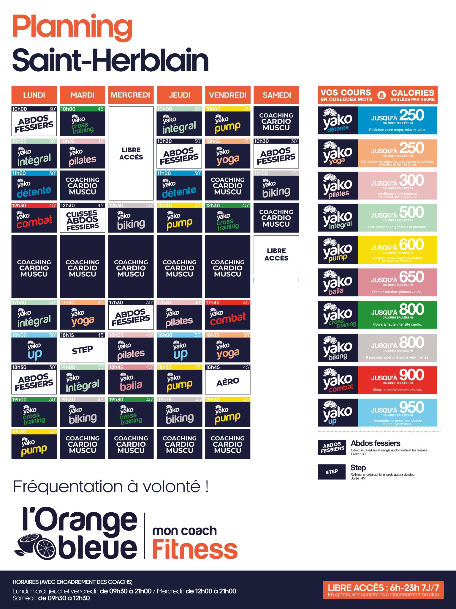 241 planning salle de sport saint herblain