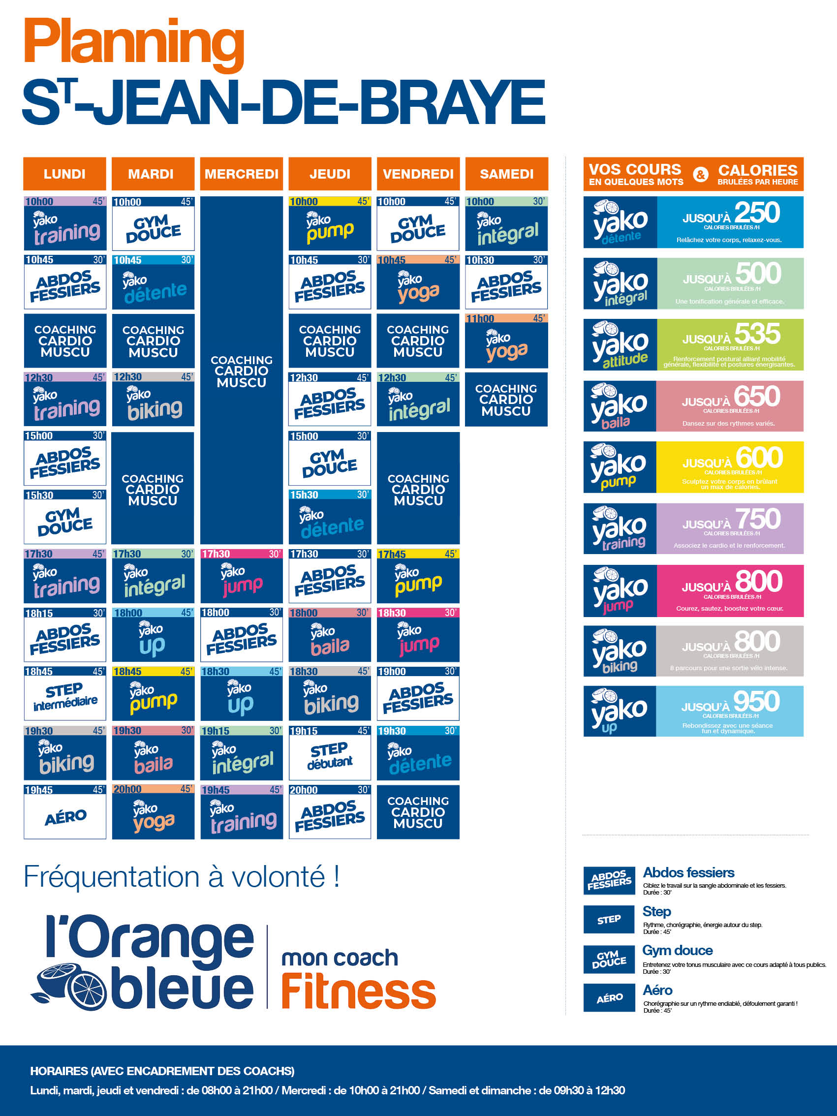 Salle de sport et fitness à Orléans SaintJeandeBraye l'Orange bleue