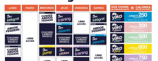 25 planning salle de sport bain de bretagne