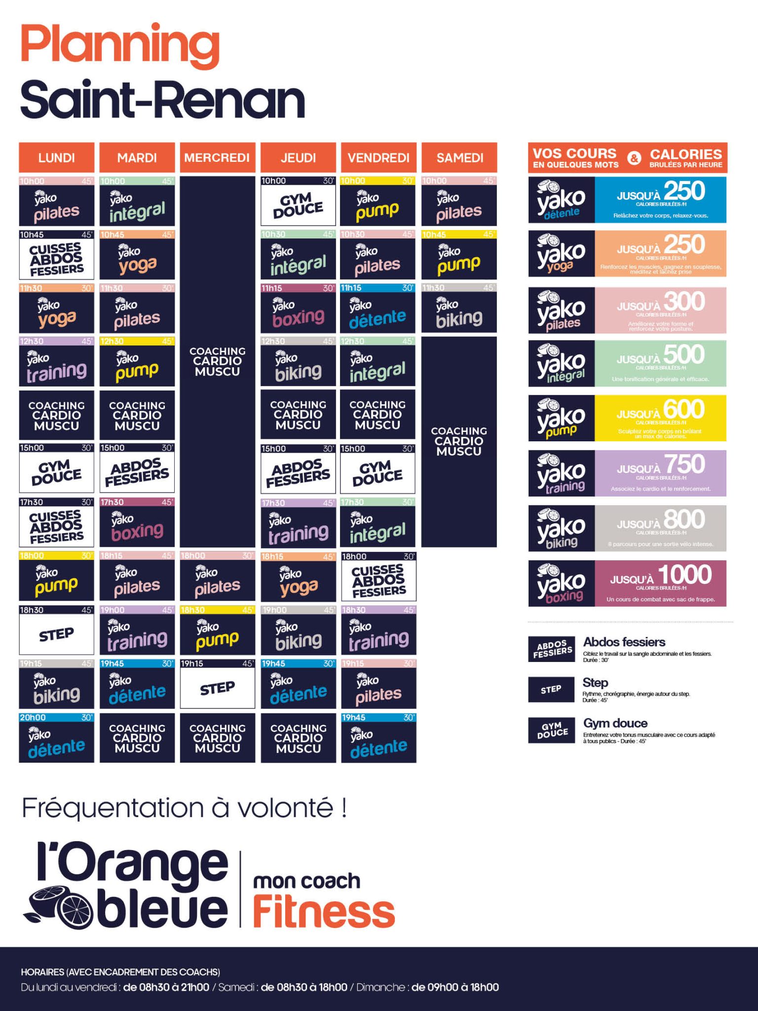 256 planning salle de sport saint renan