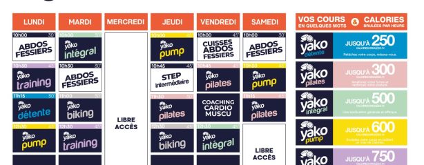 282 planning salle de sport trignac