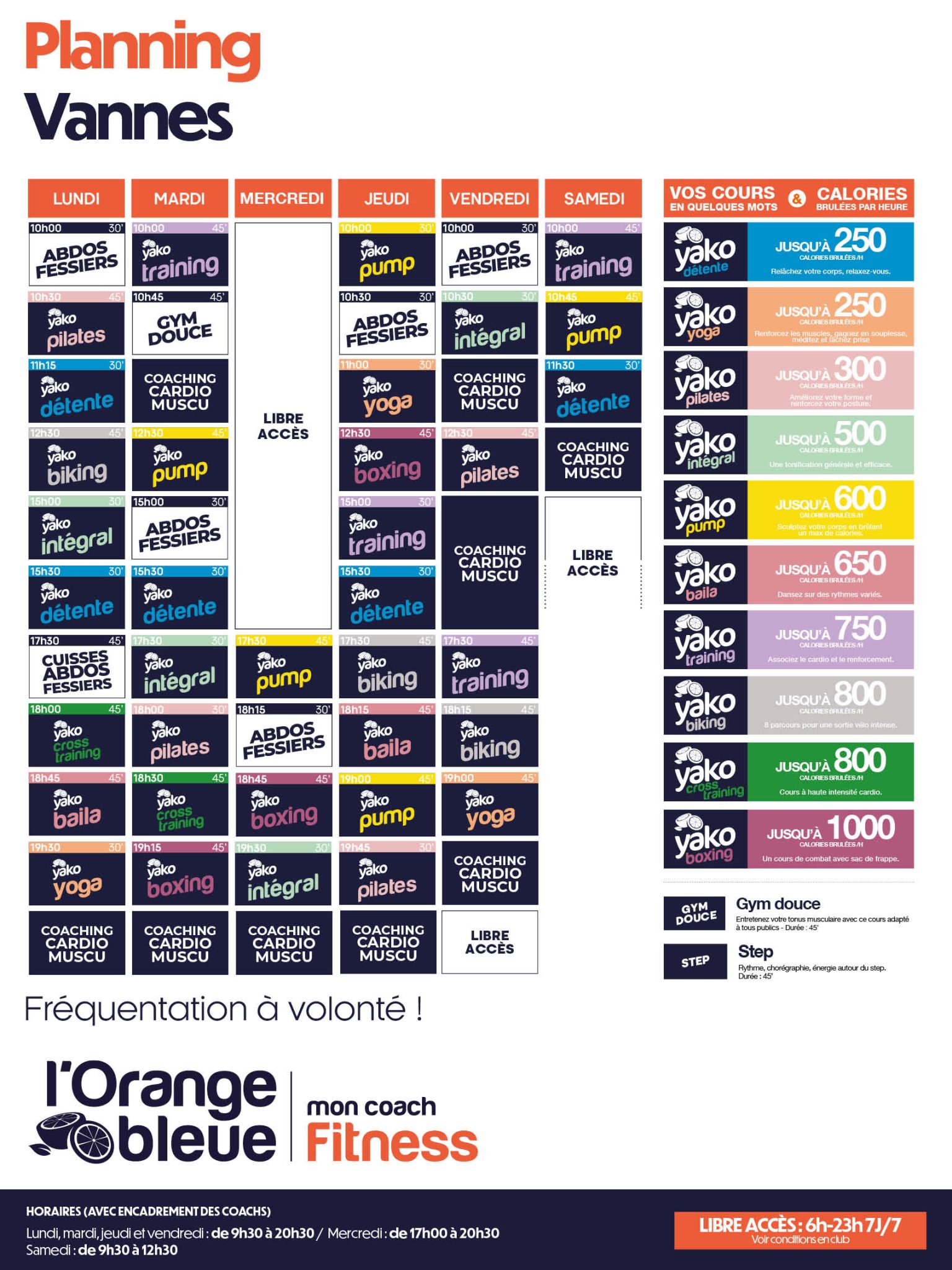 289 planning salle de sport vannes