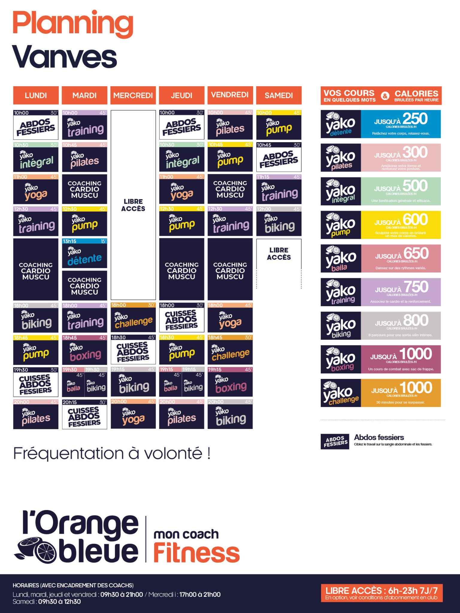 290 planning salle de sport vanves