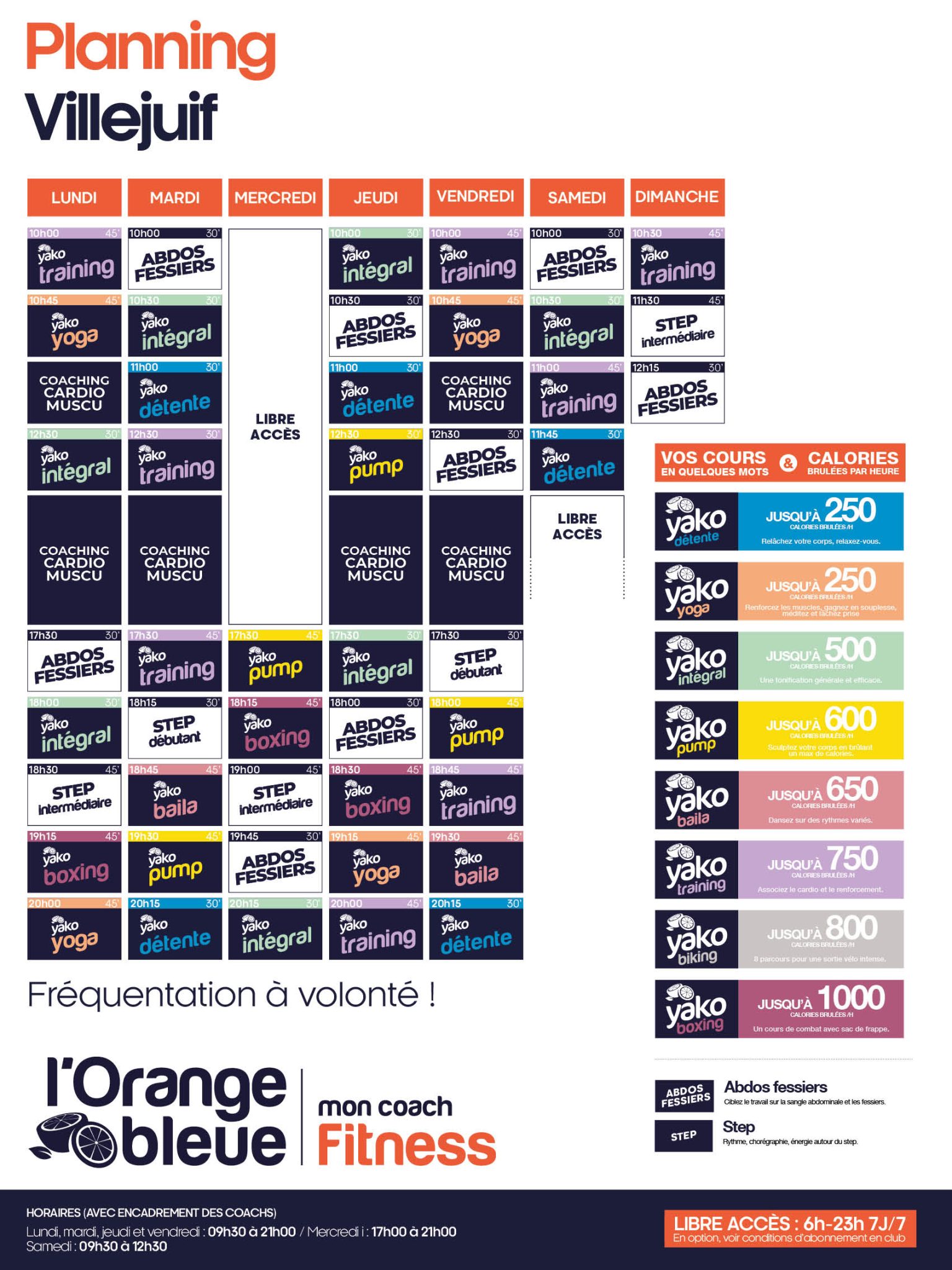 298 planning salle de sport villejuif