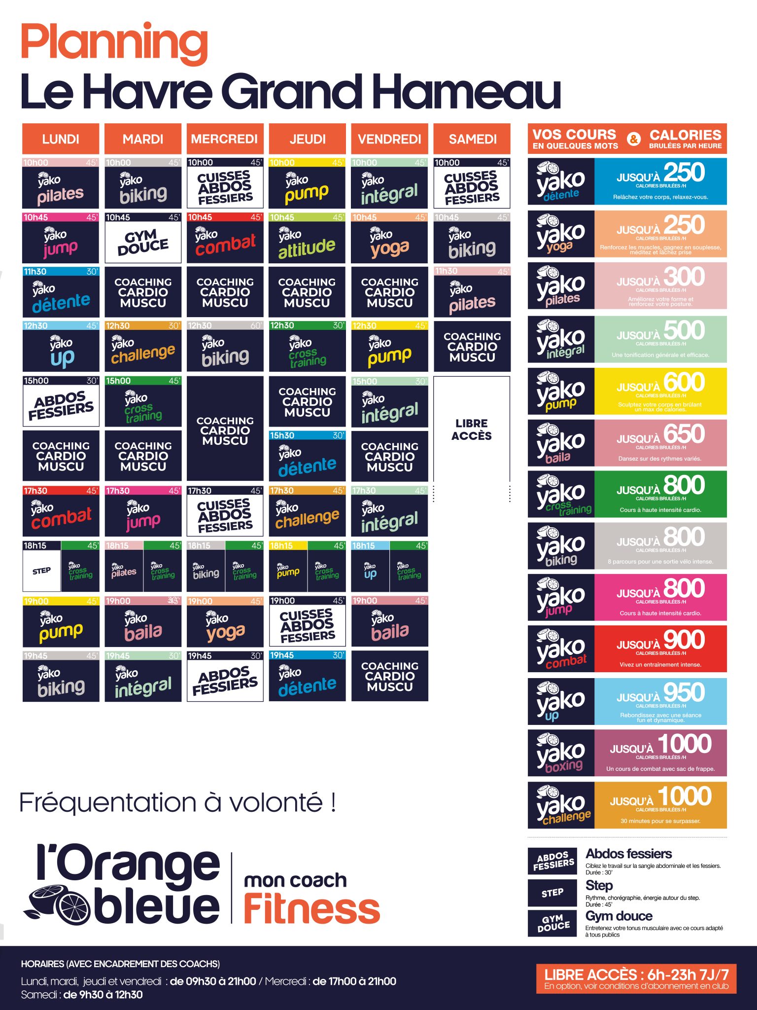 338 planning salle de sport le havre grand hameau