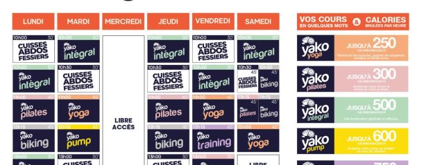 342 planning salle de sport montrouge