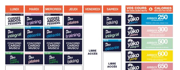 409 planning salle de sport liffre