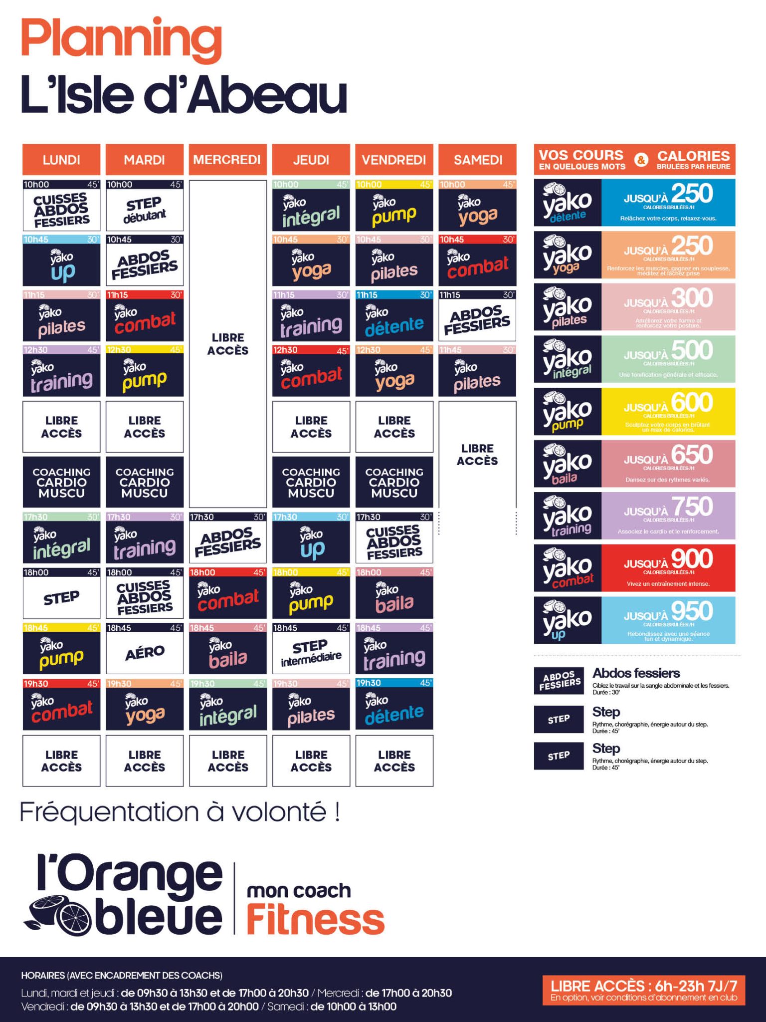 452 planning salle de sport l'isle d'abeau