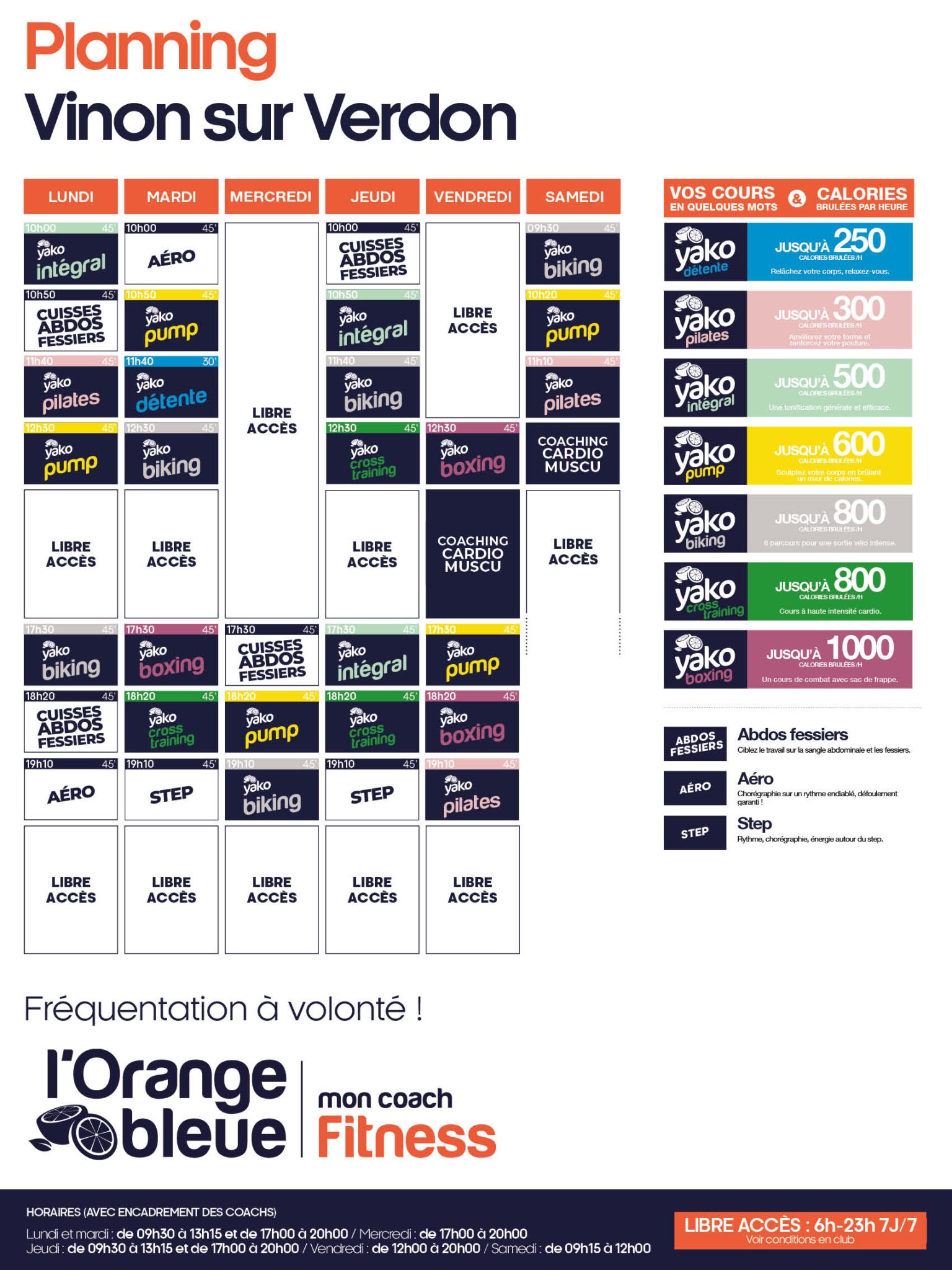 588 planning salle de sport vinon sur verdon