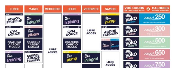 610 planning salle de sport saint jouan des guerets