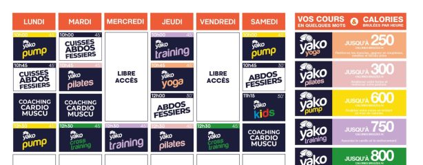 644 planning salle de sport auch