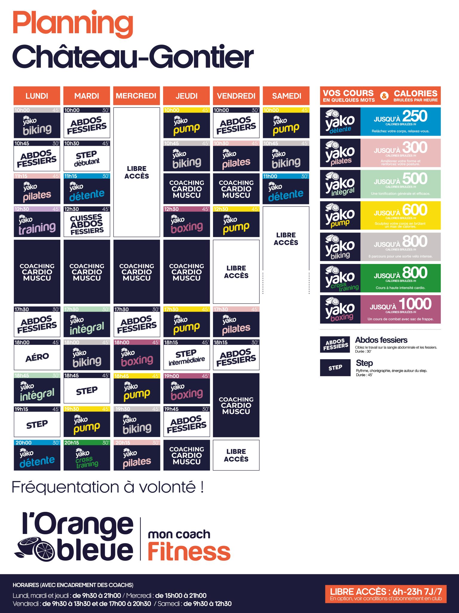91 planning salle de sport châteaugontier