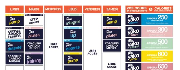 93 planning salle de sport dives sur mer