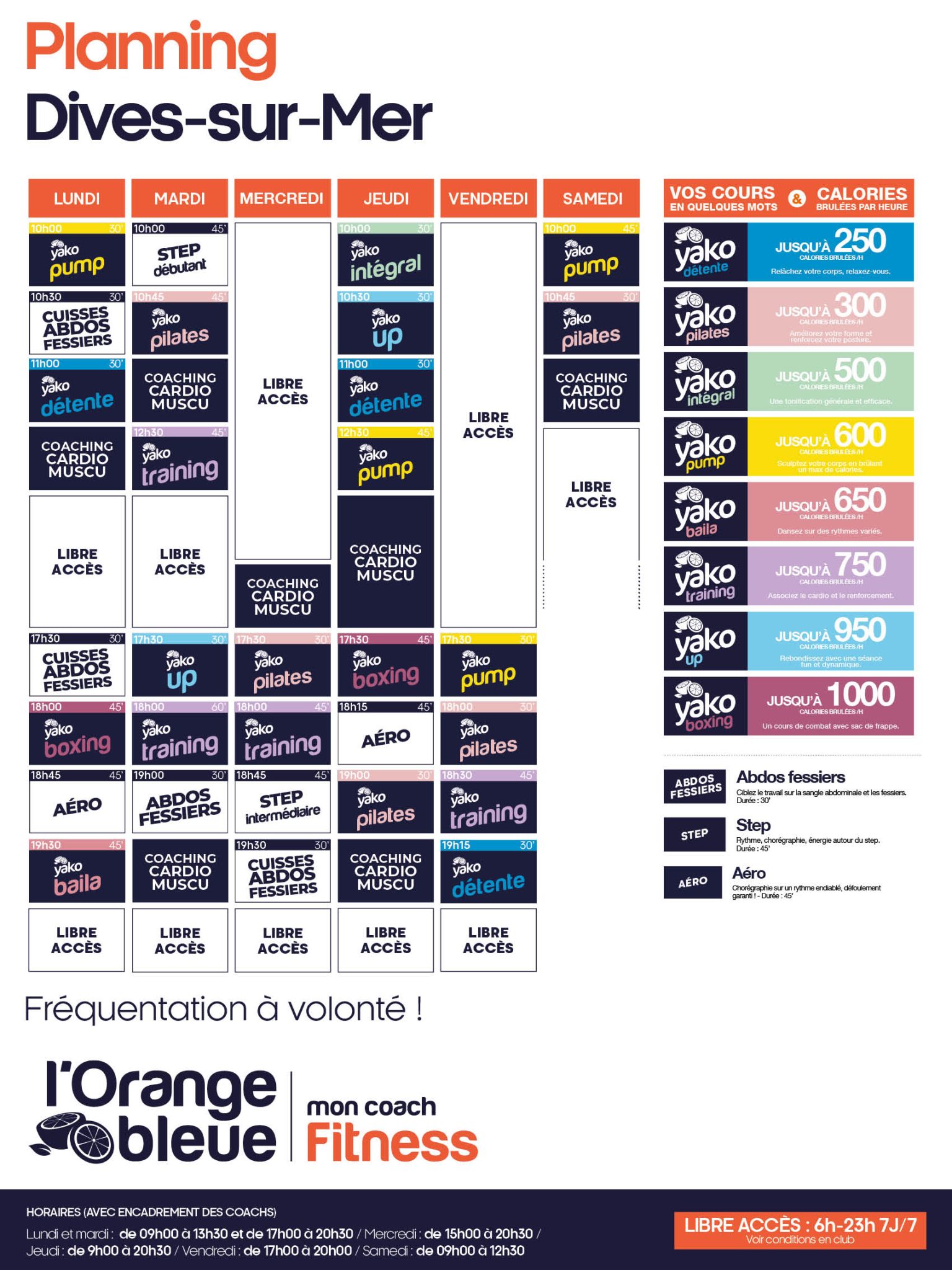 93 planning salle de sport dives sur mer