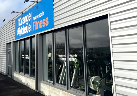 facade salle de sport lorange bleue flers