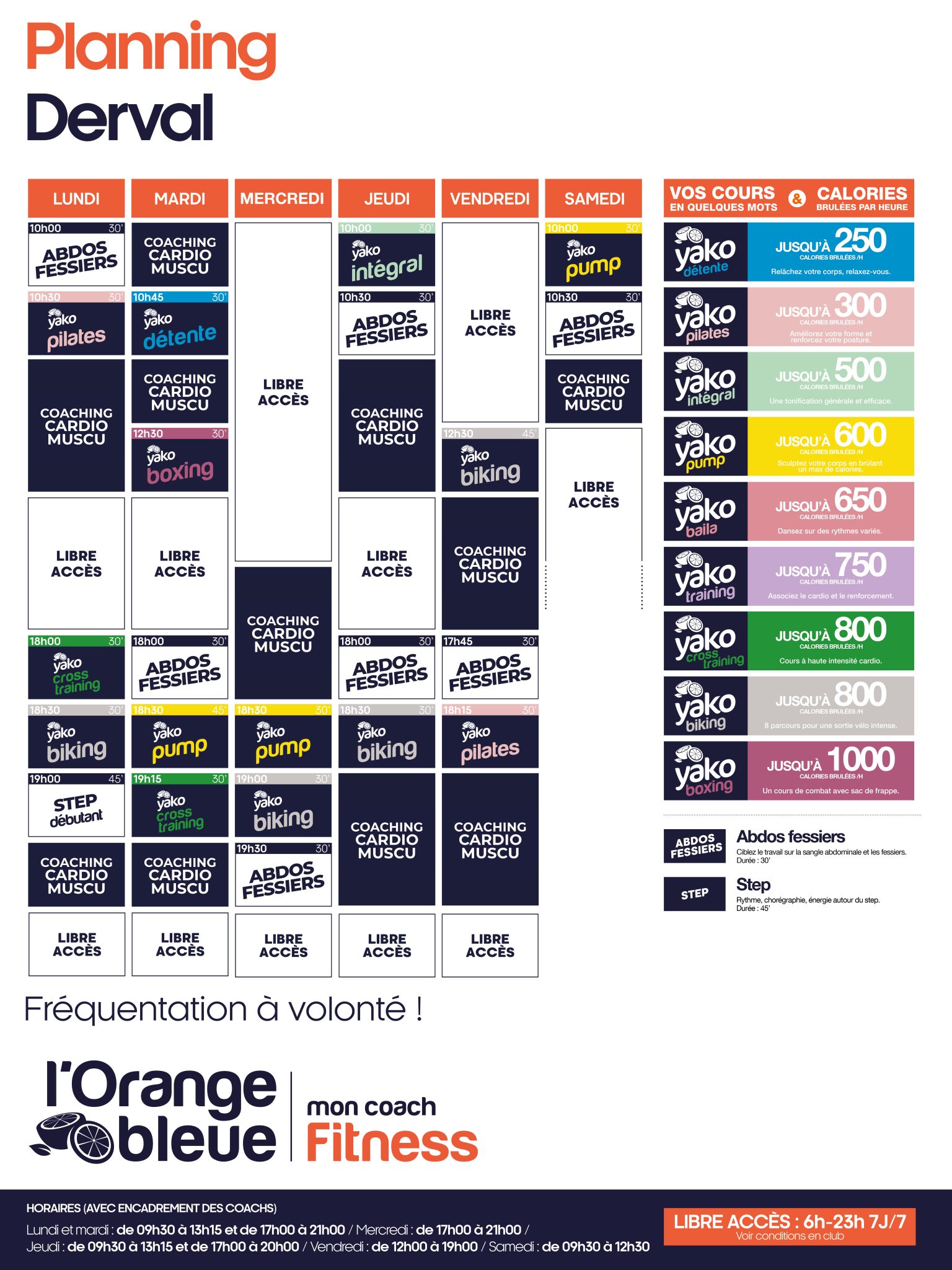 650 planning salle de sport derval