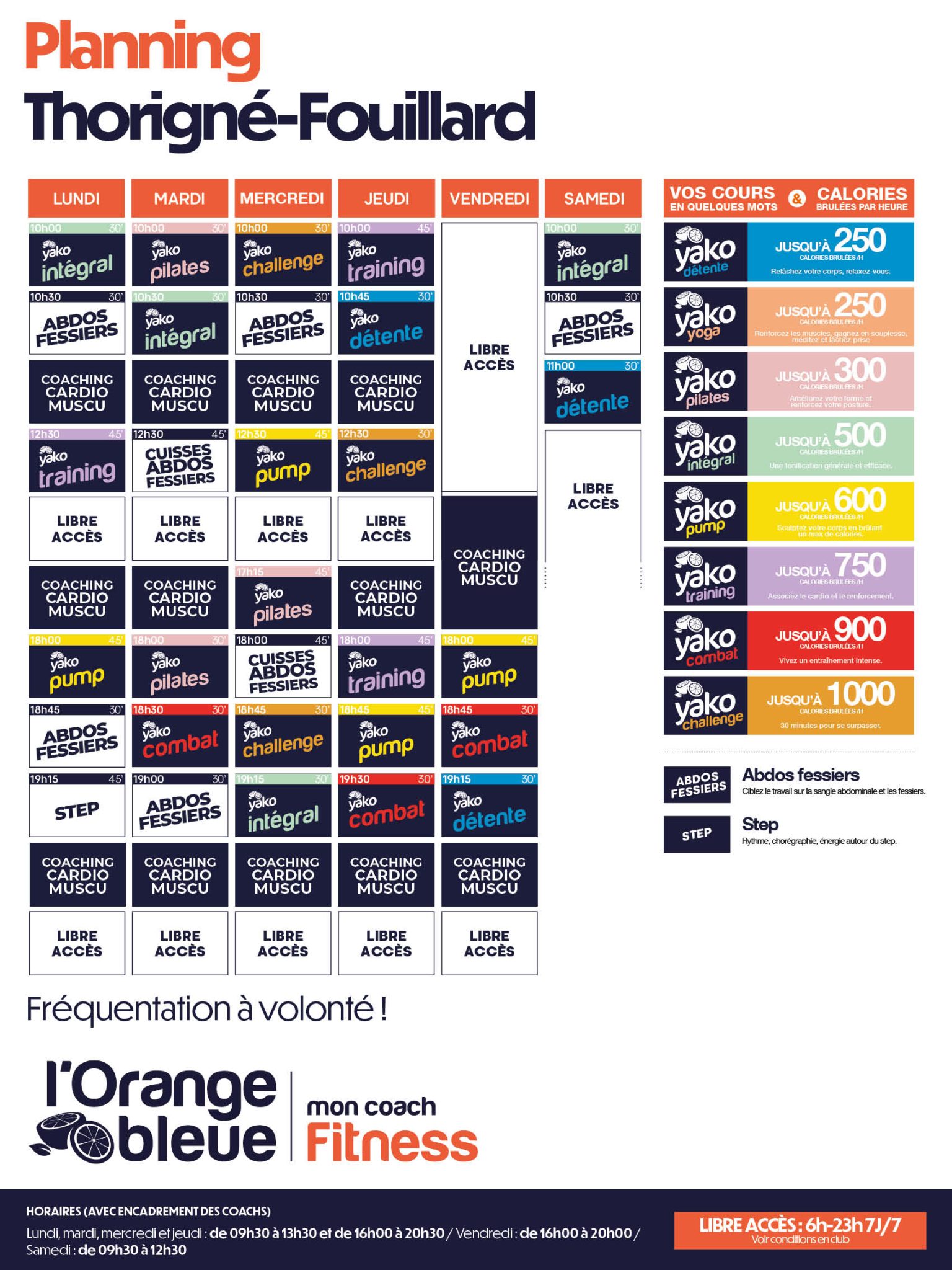 707 planning salle de sport thorigne fouillard
