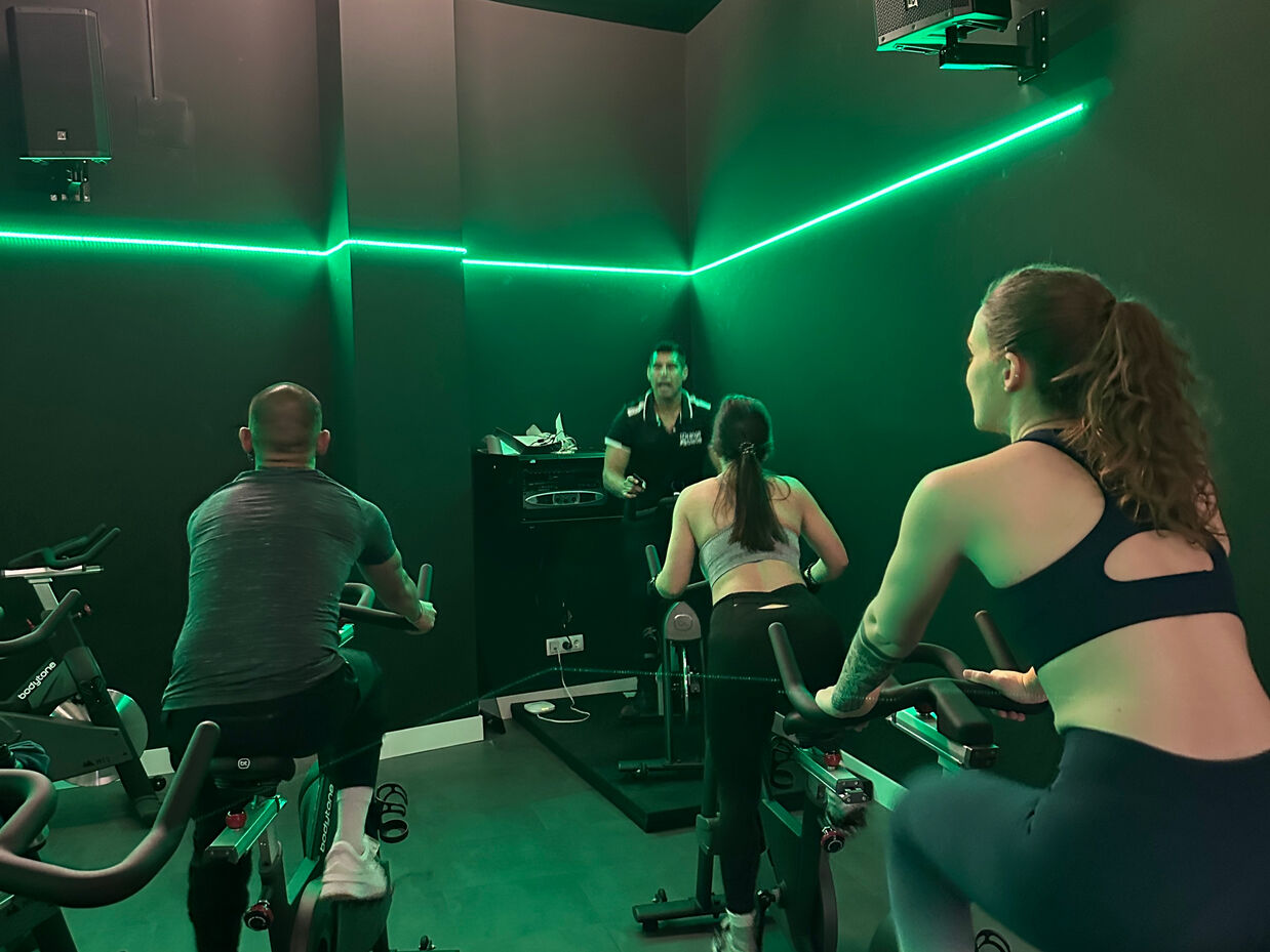 zona spinning gimnasio madrid fuencarral