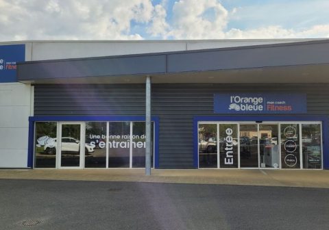 facade salle de sport lorange bleue montech