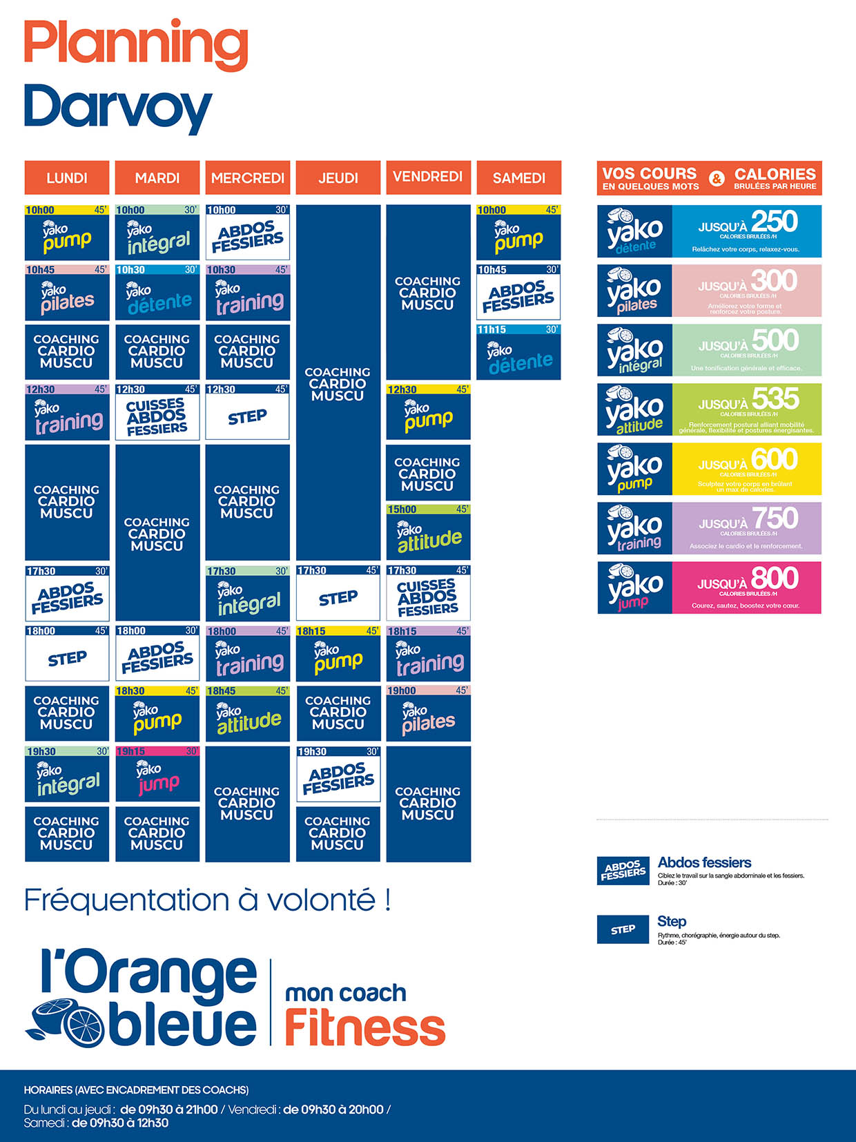 729 planning salle de sport darvoy
