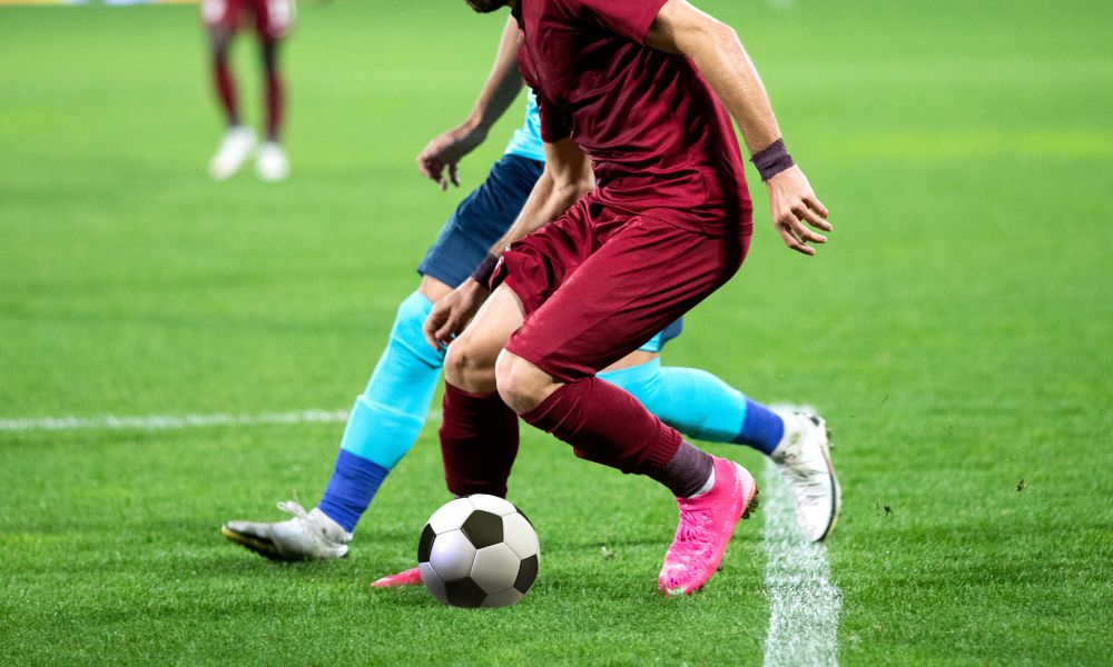 deux joueurs de football